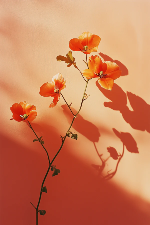Orange Poppy Flowers