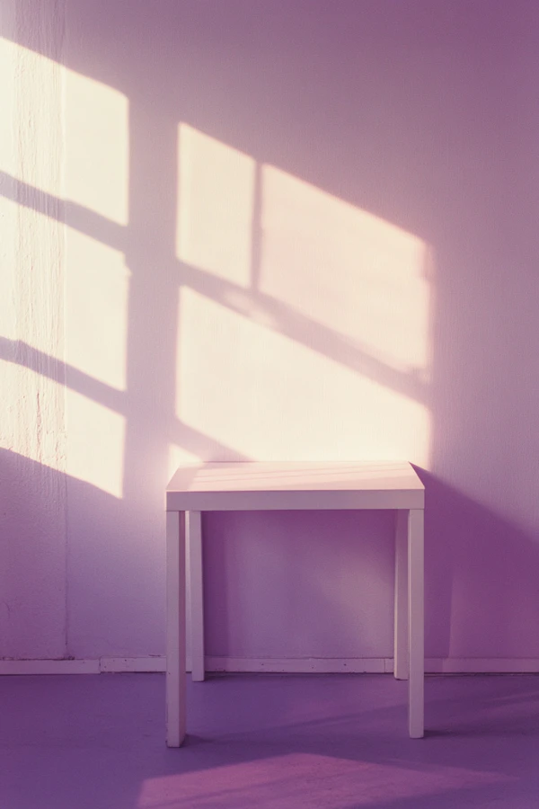 Minimalist Table Scene