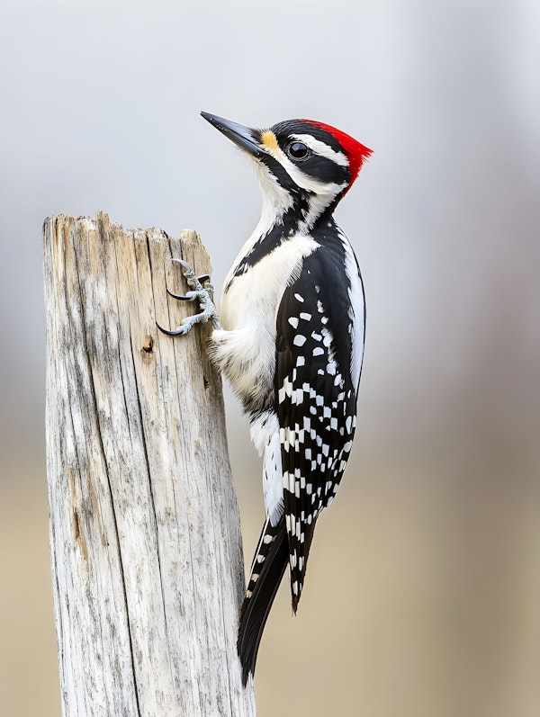 Vivid Woodpecker Close-Up