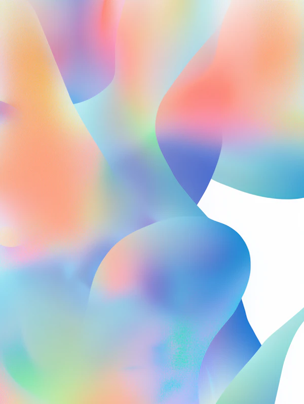 Pastel Gradient Waves