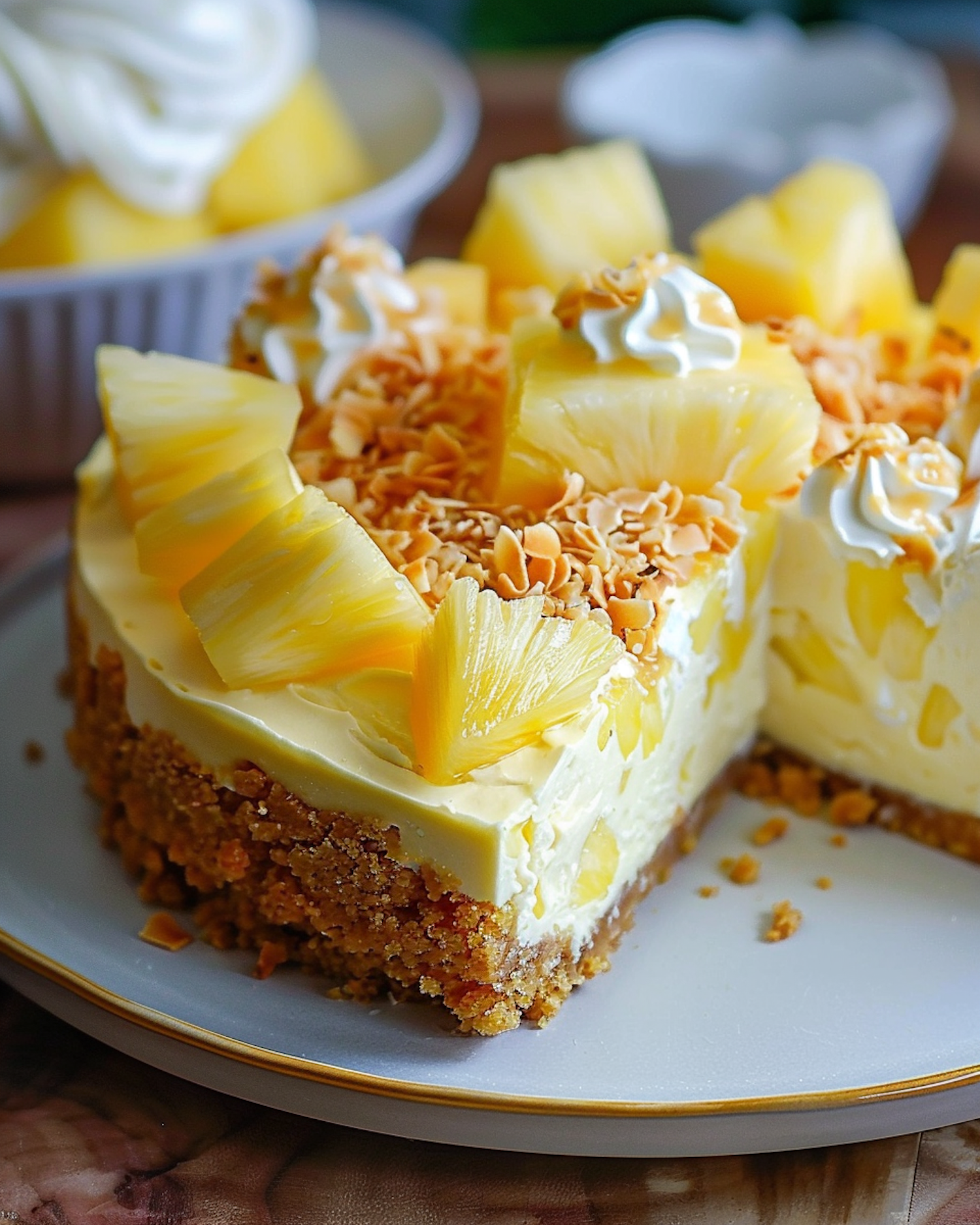 Pineapple Cheesecake Delight