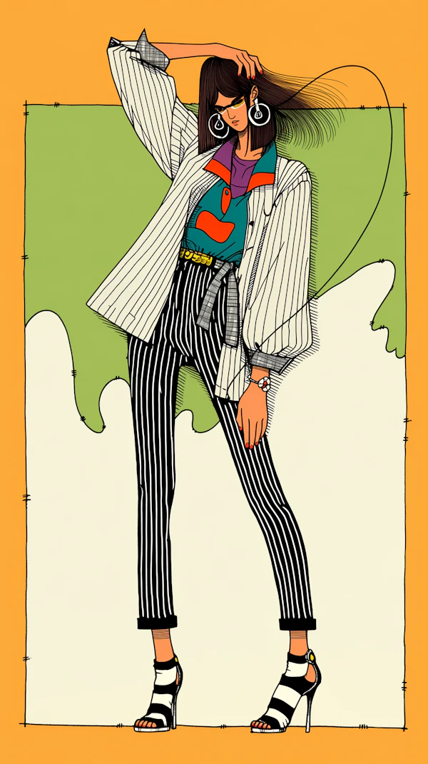 Stylish Fashion Pose