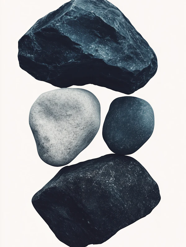 Minimalist Stone Display