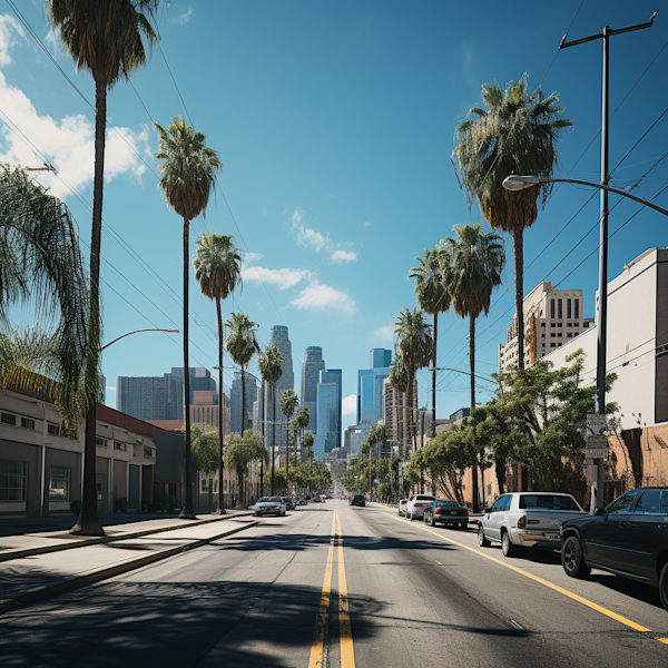 Sunny Californian Boulevard