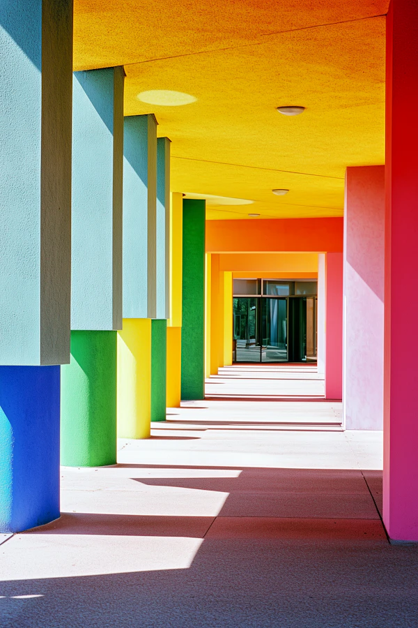 Vibrant Architectural Scene