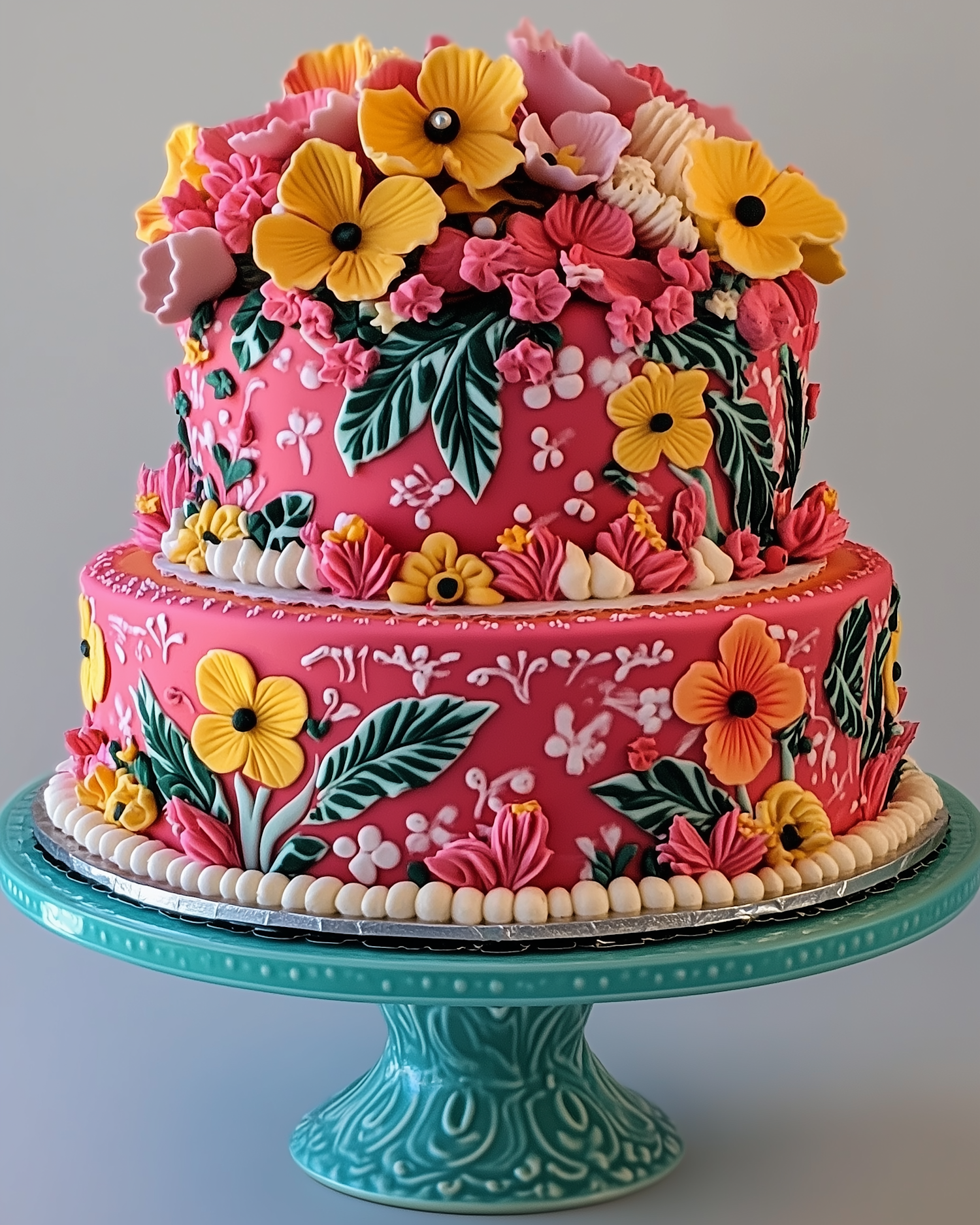 Floral Celebration Cake