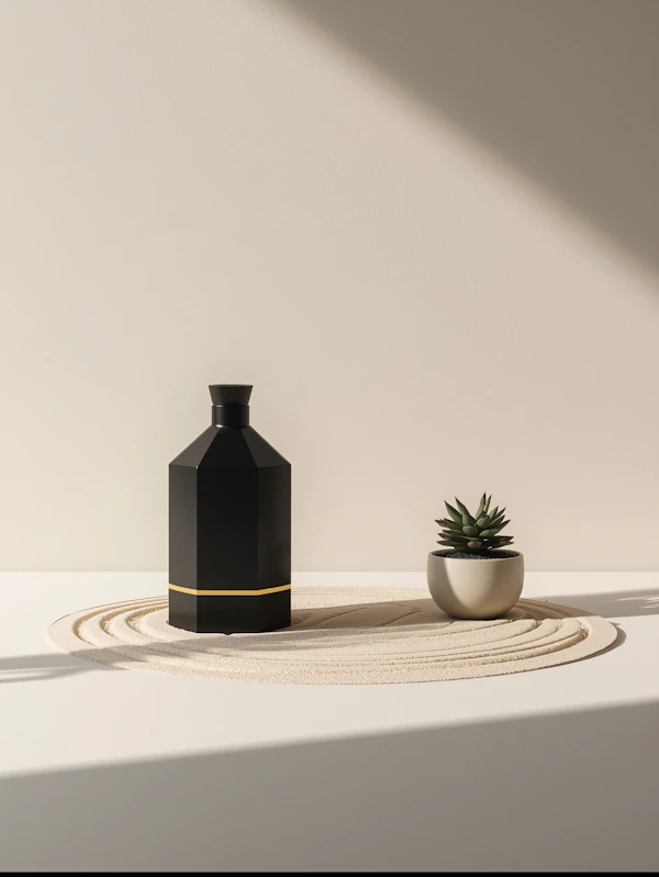 Minimalist Bottle Scene