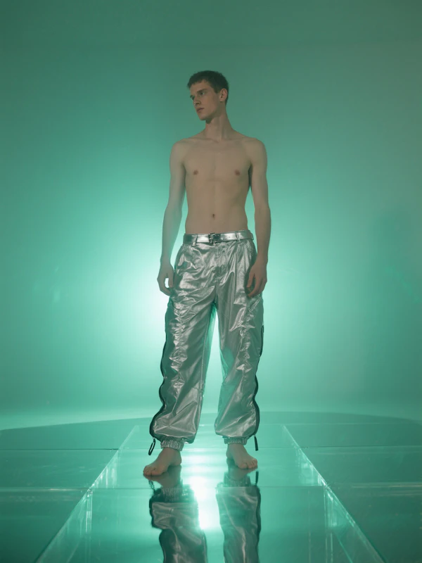 Futuristic Silver Pants