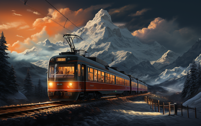 Golden Hour Express at the Mountain Majesty