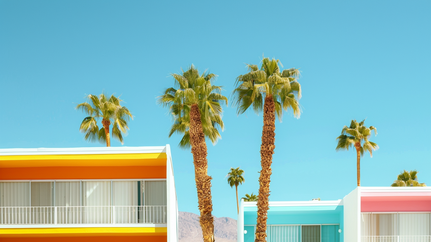 Mid-Century Modern Architecture and Palms