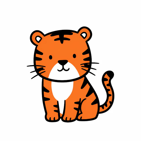 Cartoon Tiger Illustration