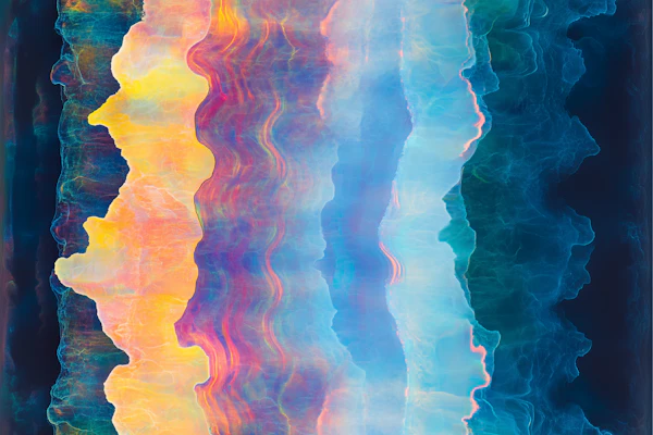 Vibrant Abstract Waves