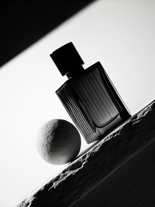 Elegant Perfume Bottle with Sphere