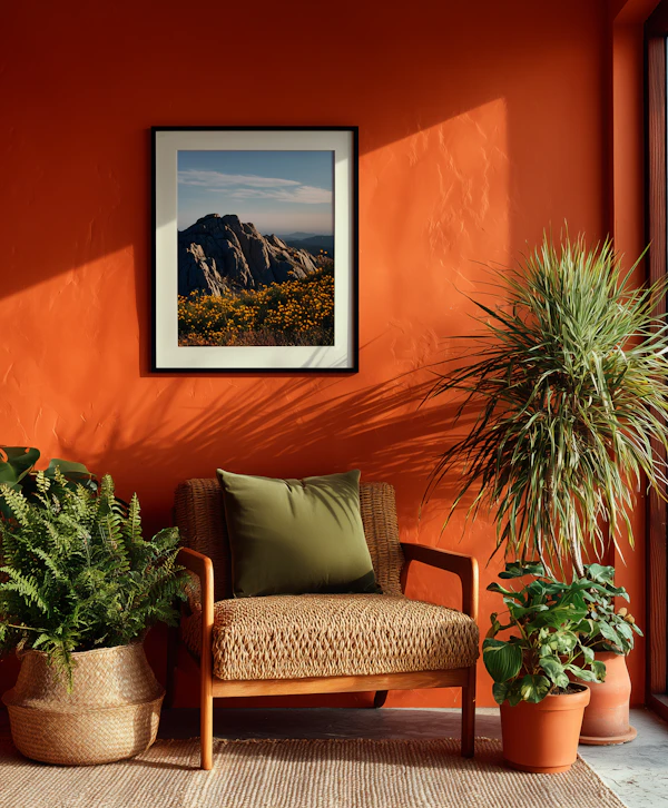 Cozy Interior with Plants
