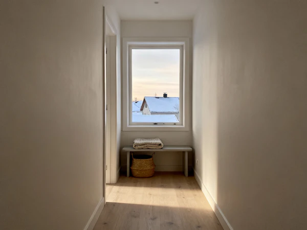 Minimalist Hallway View