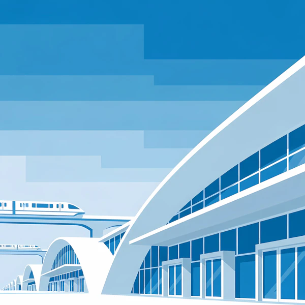 Futuristic Transport Hub