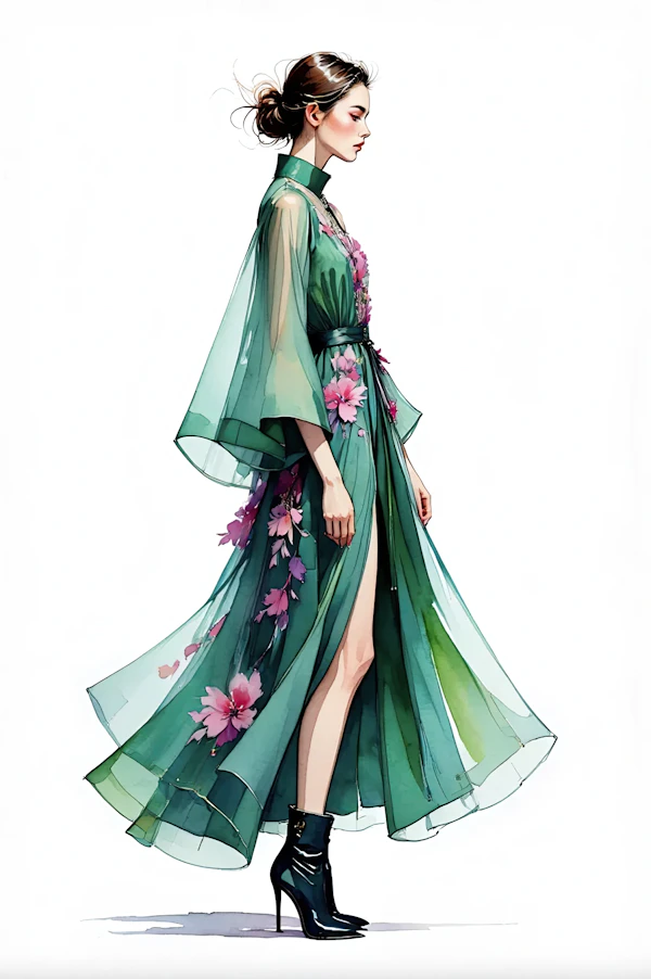 Elegant Woman Illustration