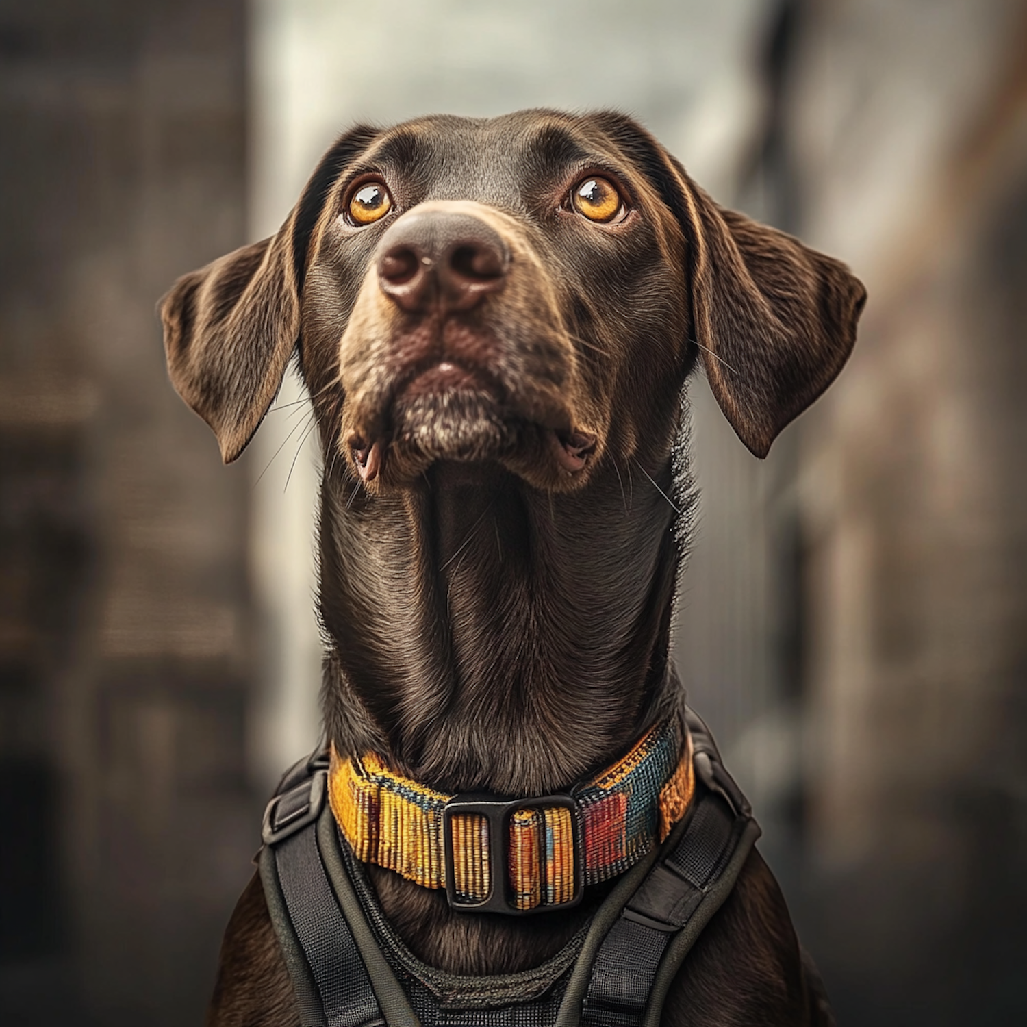 Chocolate Labrador Retriever Close-Up