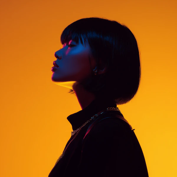 Elegant Profile Portrait