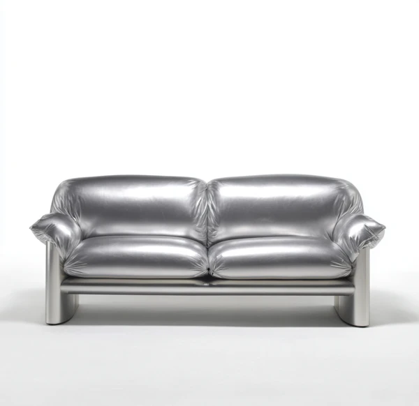 Modern Metallic Sofa