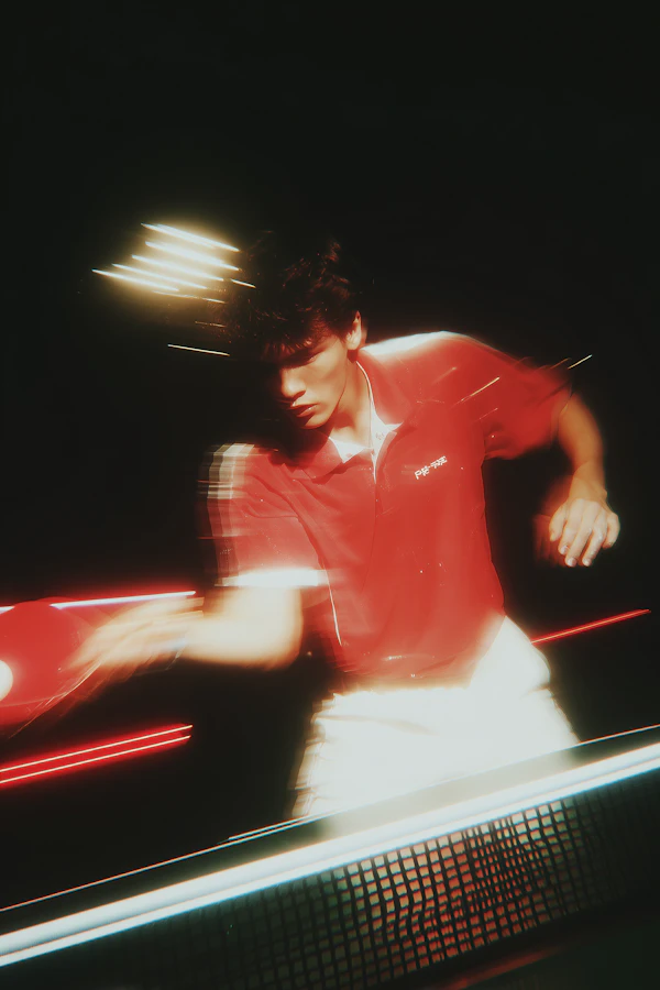 Table Tennis Action