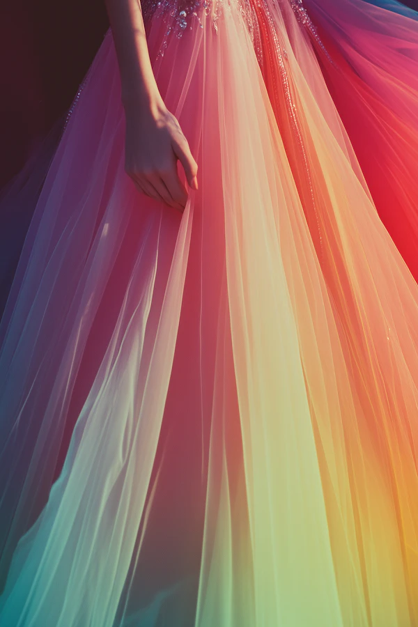 Elegant Gown Close-Up