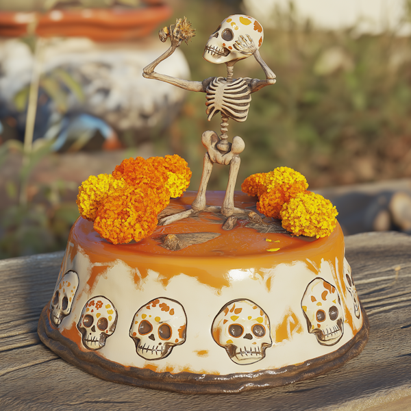 Day of the Dead Celebration Cake