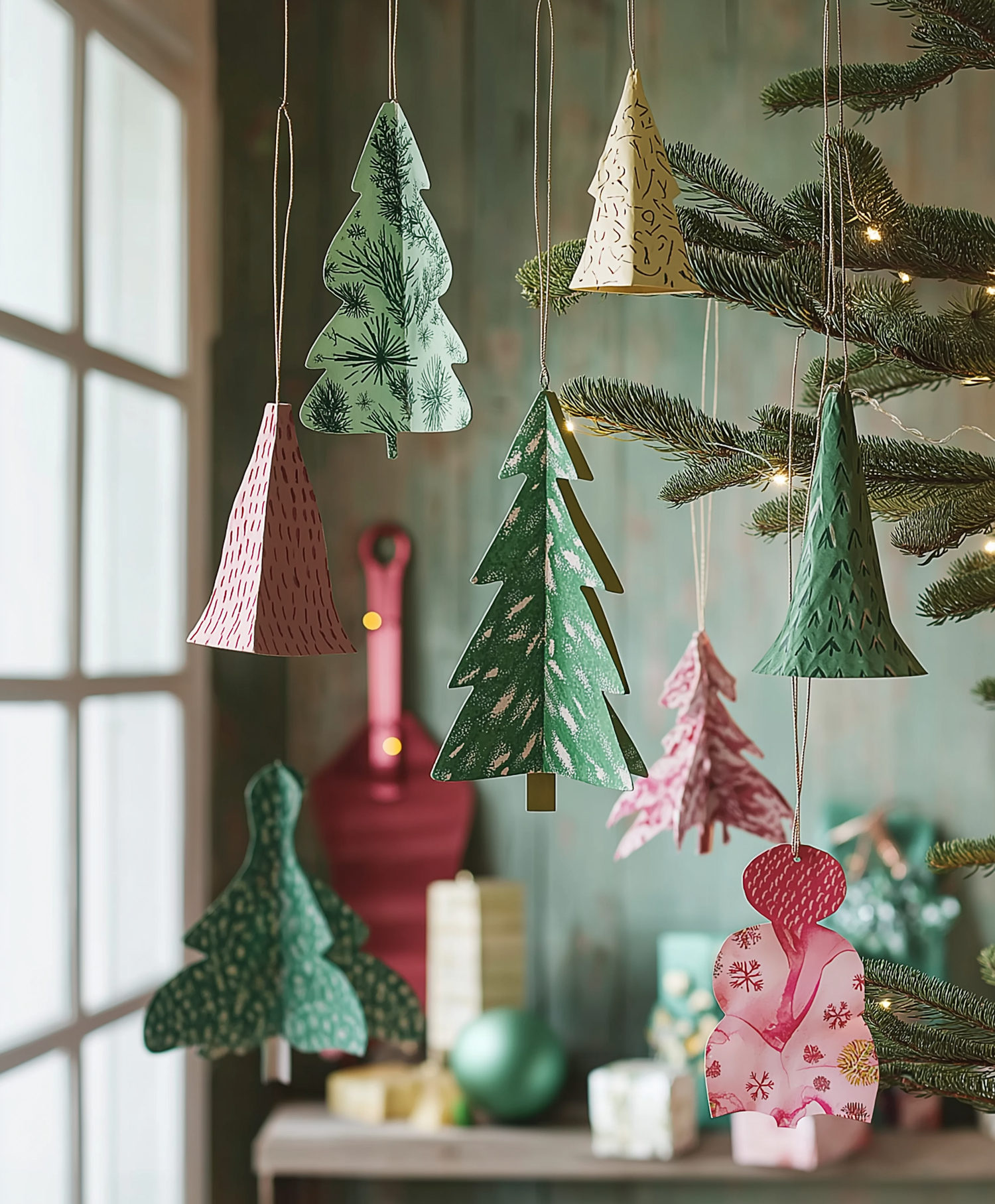 Festive Paper Ornaments