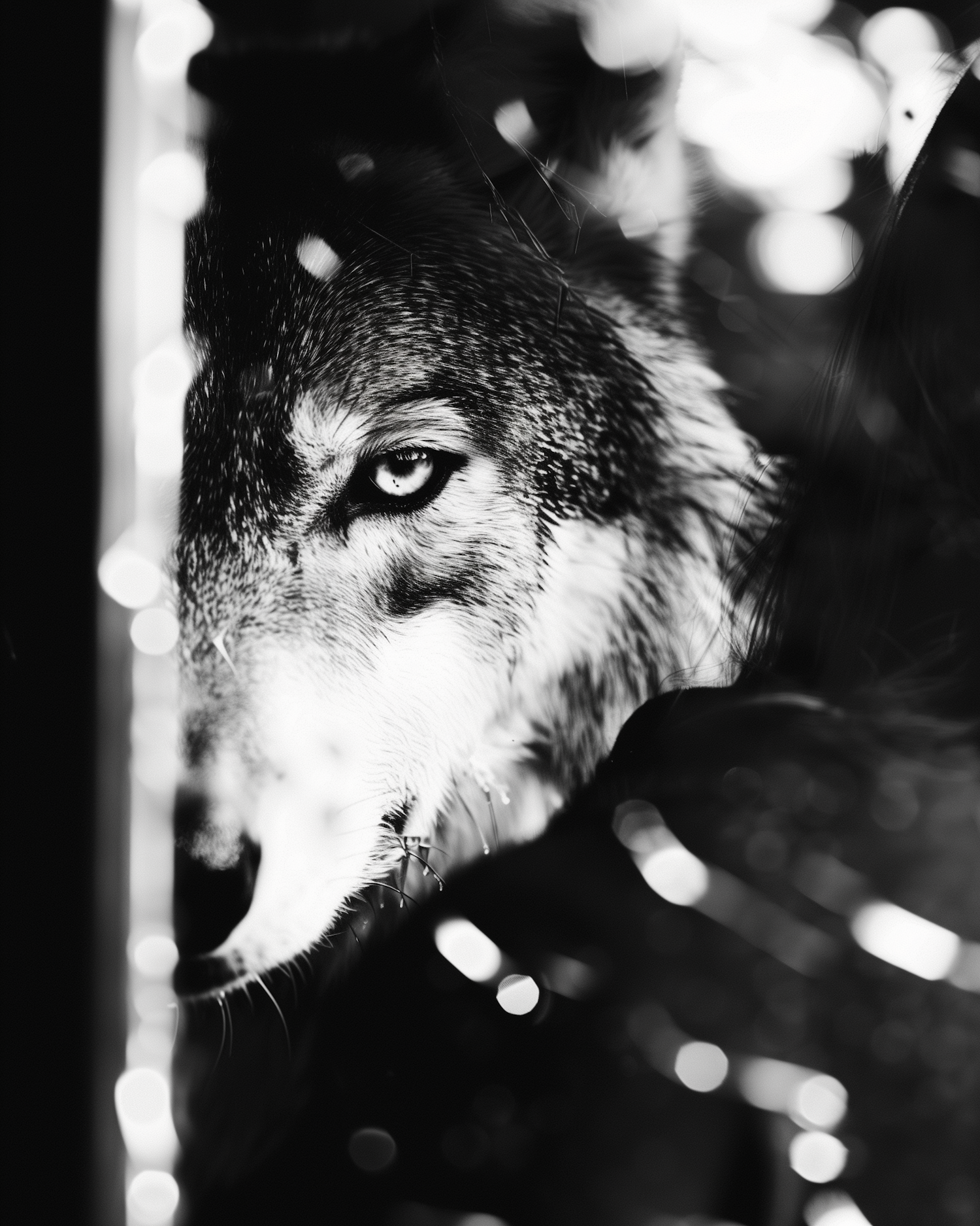 Close-up of a Wolf's Face