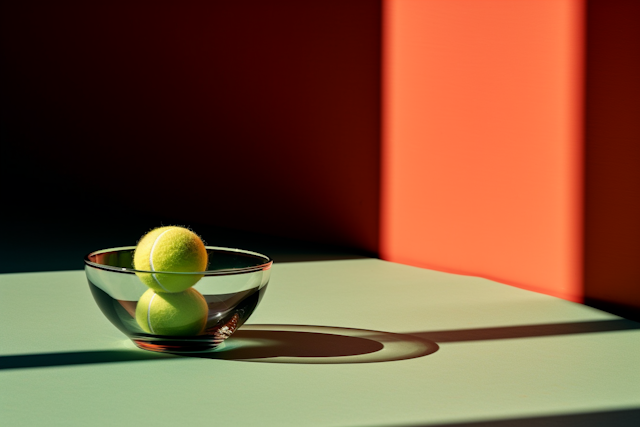 Dramatic Light and Shadows with Tennis Balls