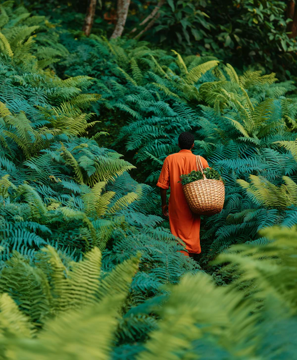 Forest Walker in Orange