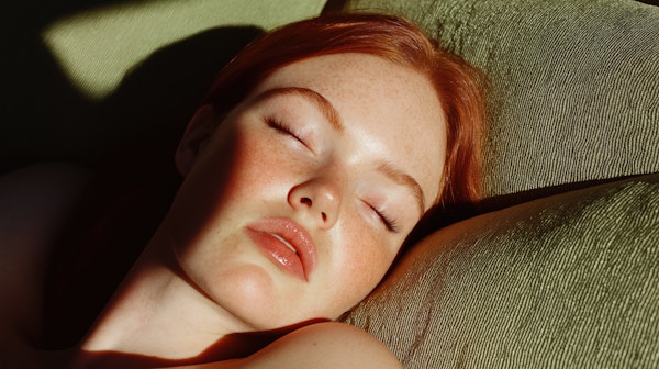 Serene Redhead Resting