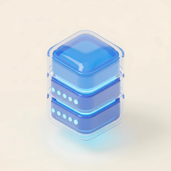 Futuristic Blue Cubes