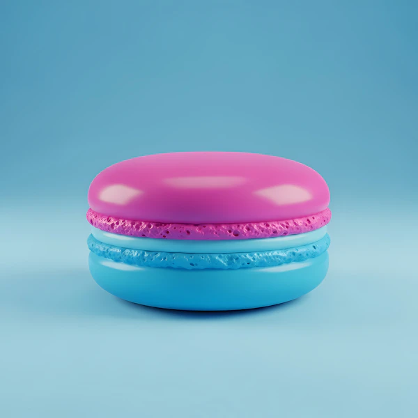 Colorful Macaron Display