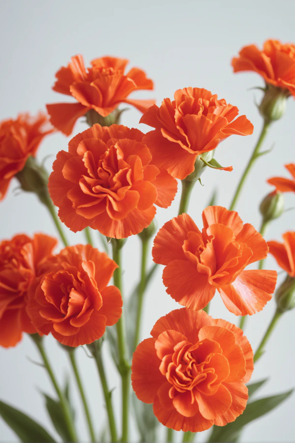 Orange Carnation Bouquet