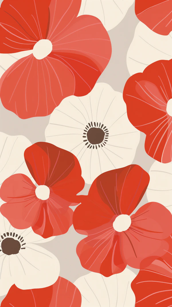 Vibrant Floral Artwork