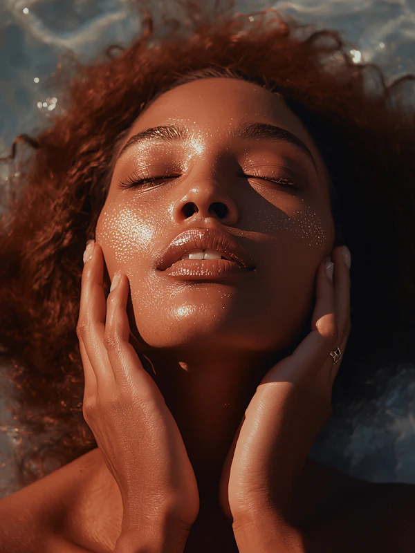 Serene Sunlit Portrait