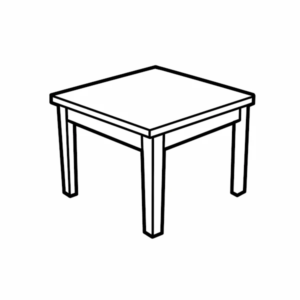 Geometric Table Sketch
