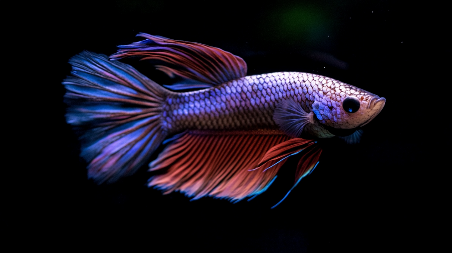 Vibrant Betta Fish