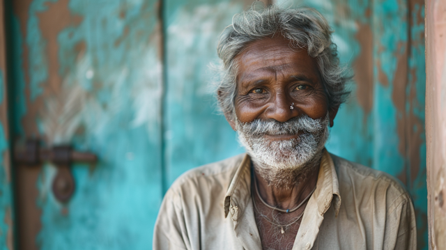 Portrait of a Wise, Elderly Man