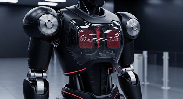 Futuristic Humanoid Robot