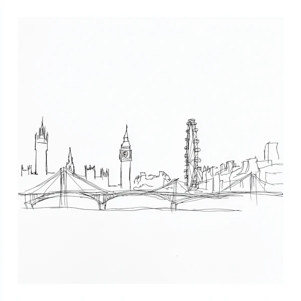 Minimalist Cityscape