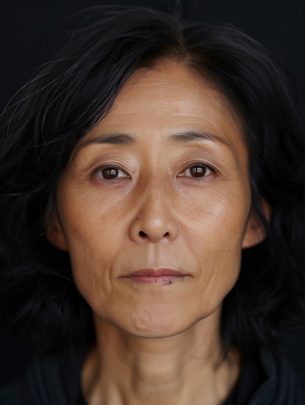Mature Woman Close-Up Portrait
