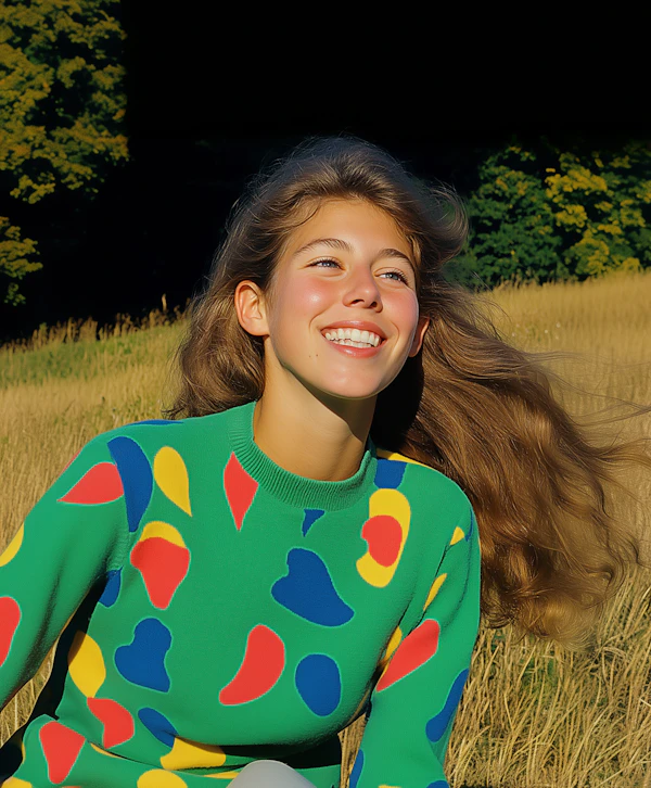 Joyful Woman in Nature