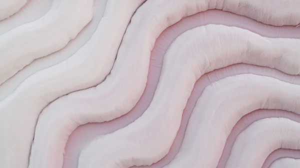 Pastel Pink Fabric Layers