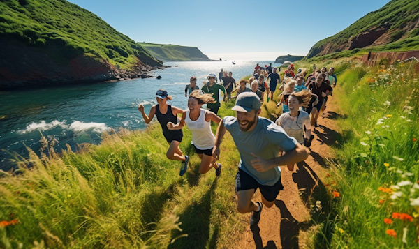 Coastal Trail Runners in Harmony