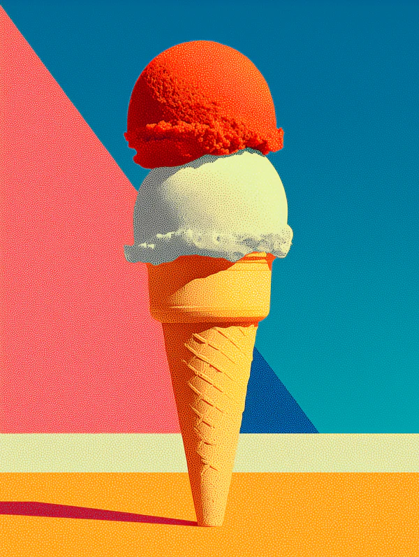 Pop-Art Ice Cream
