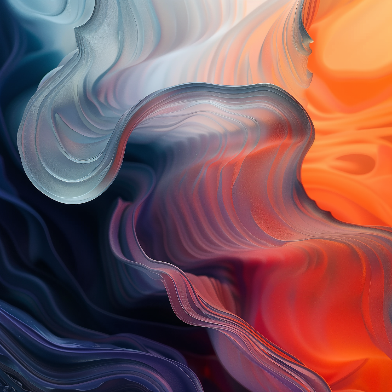 Abstract Fluid Artwork