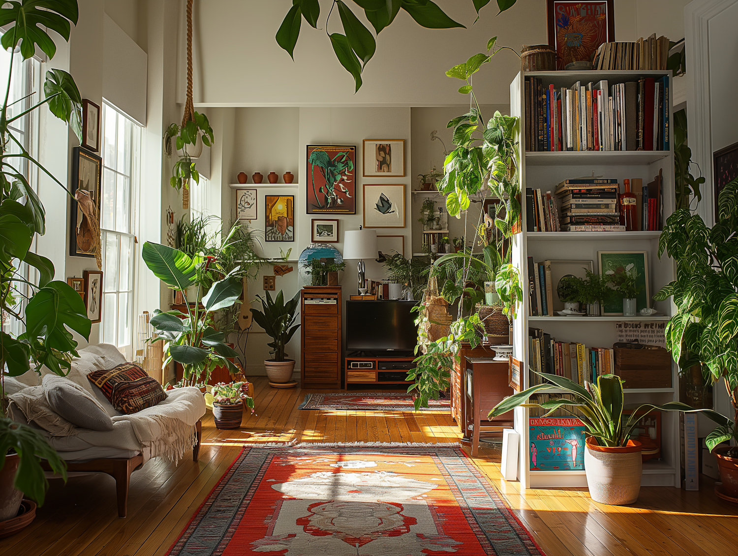 Indoor Urban Jungle Living Space