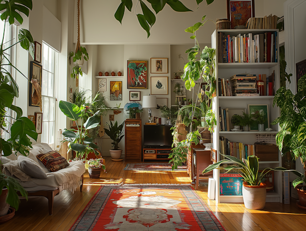 Indoor Urban Jungle Living Space